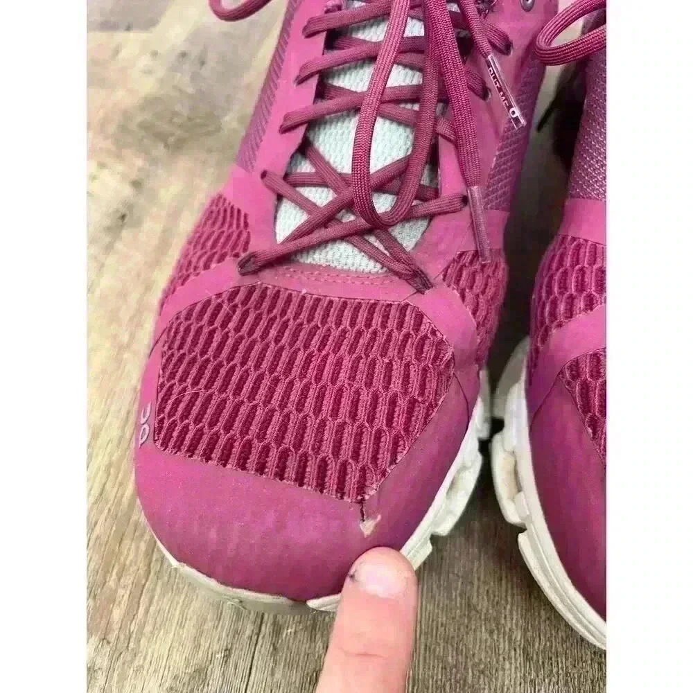 On Cloud Cloudflyer Women's 10.5 Running Shoes Magenta Mulberry Sneakers - Picture 3 of 15